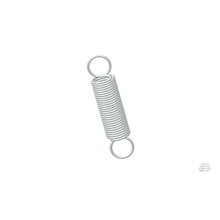 Extension Spring, O=1.000, L= 4.50, W= .095